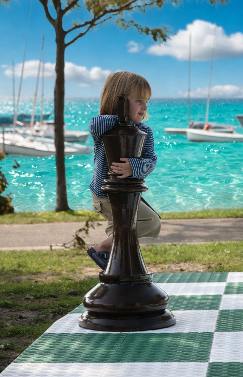 Thumbnail for Where Strategy Meets Sunshine: Giant Chess Brings Play to the Waterfront
