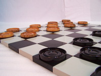 Wooden Checkers