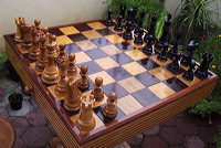 wooden chess